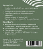 Load image into Gallery viewer, ** NEW **Grasses Of Life Castor Oil Round Patches- Small 10/Pack
