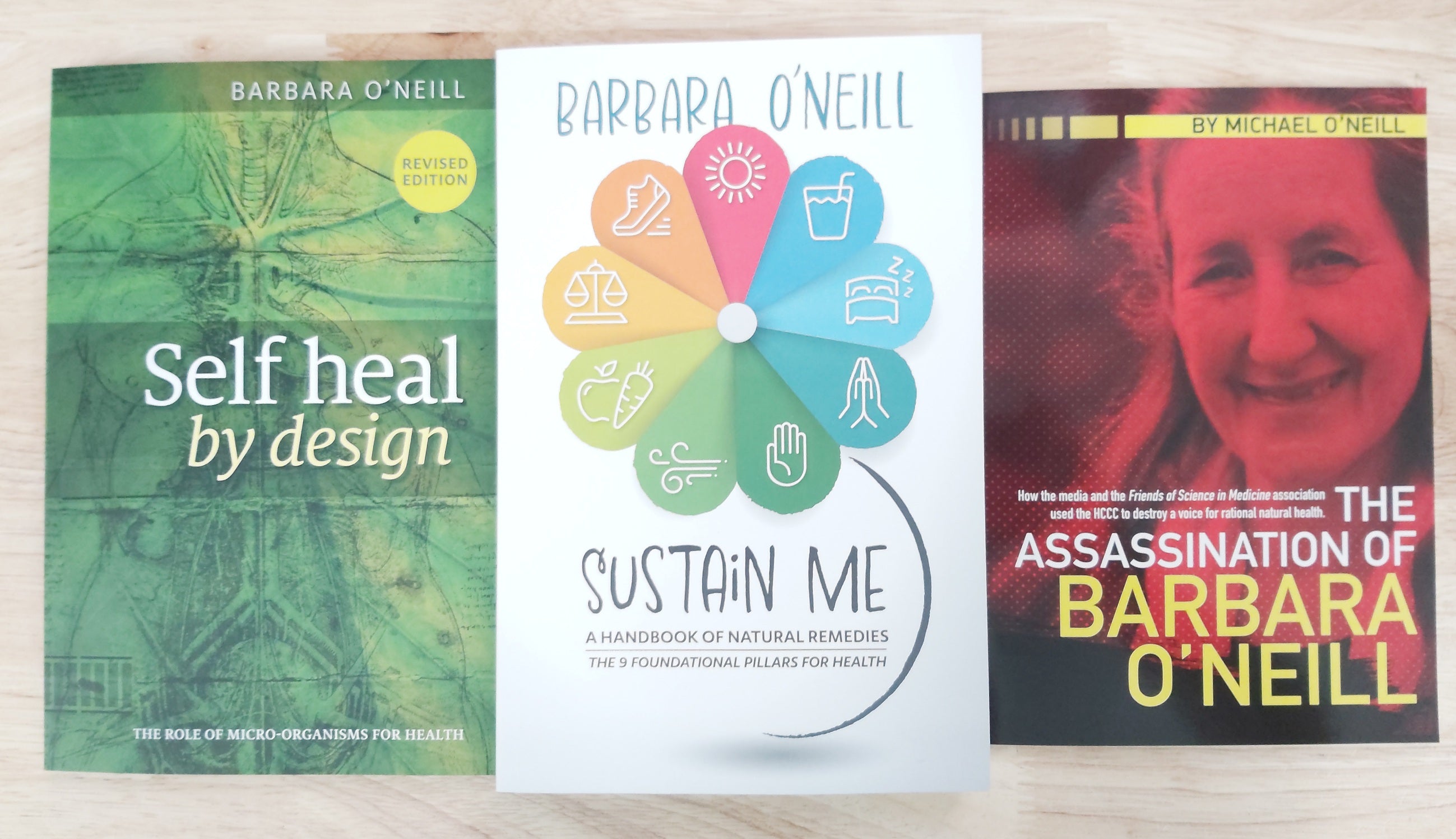 Book Pack #3: Self Heal By Design, Sustain Me & The Assassination Of Barbara O'Neill