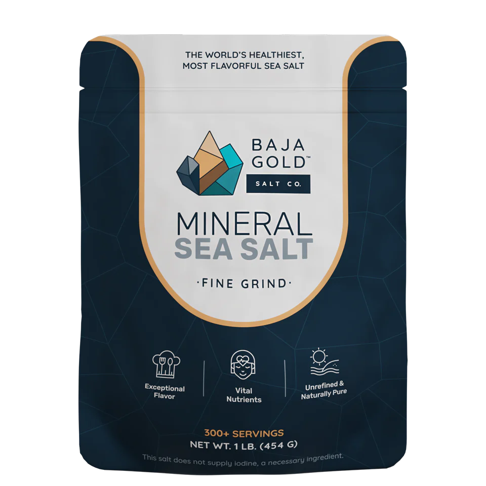 Baja Gold Mineral Sea Salt FINE GRIN 454g