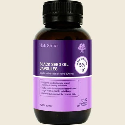 Hab Shifa TQ+ Ultra Strength Black Seed Oil 120 capsules