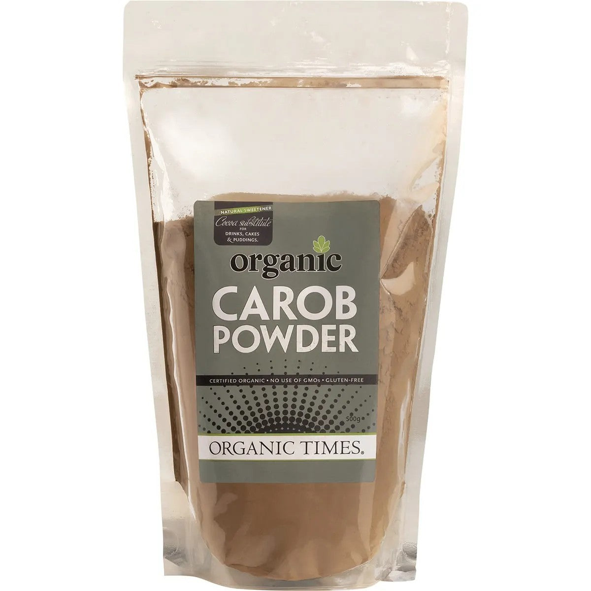 ** NEW ** Organic Times Organic Carob Powder - 500G