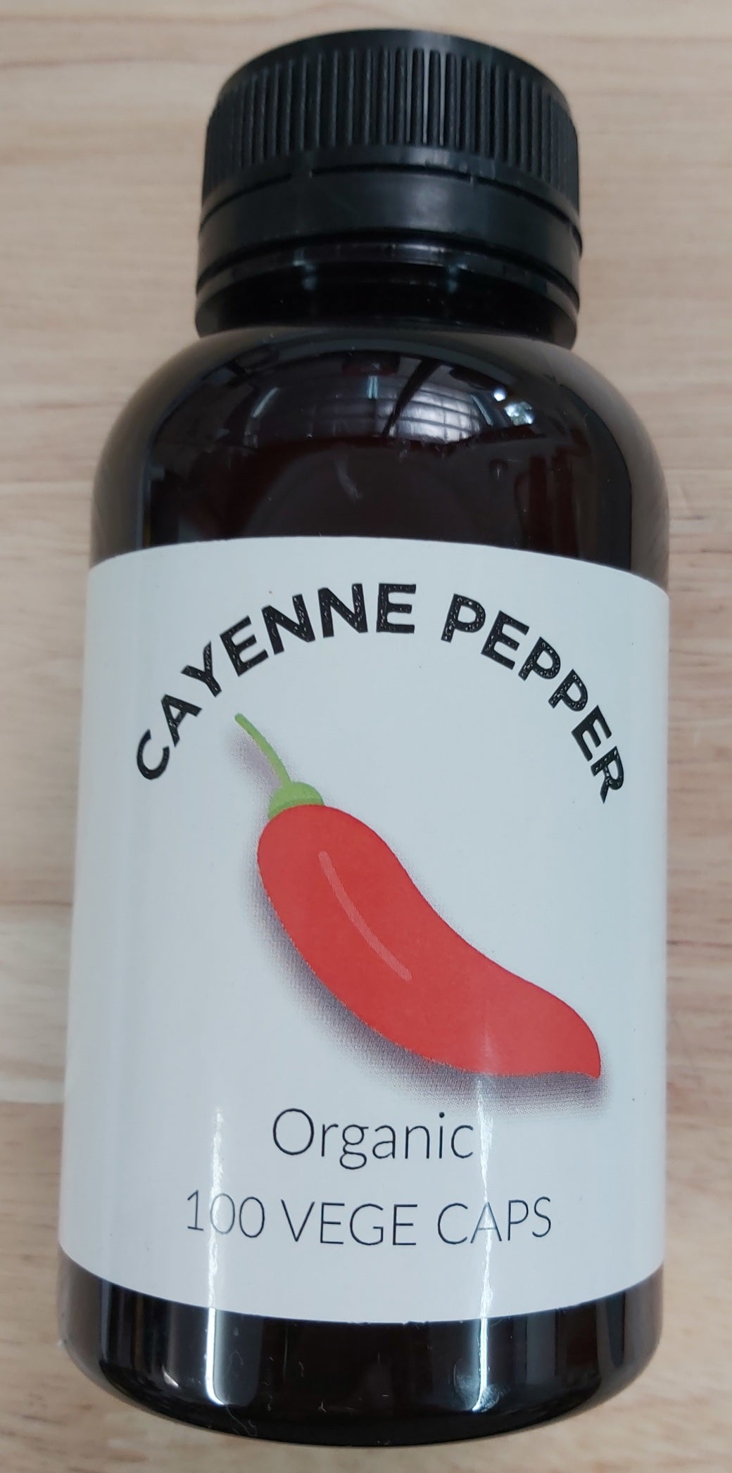 Organic Cayenne Pepper 100 Capsules