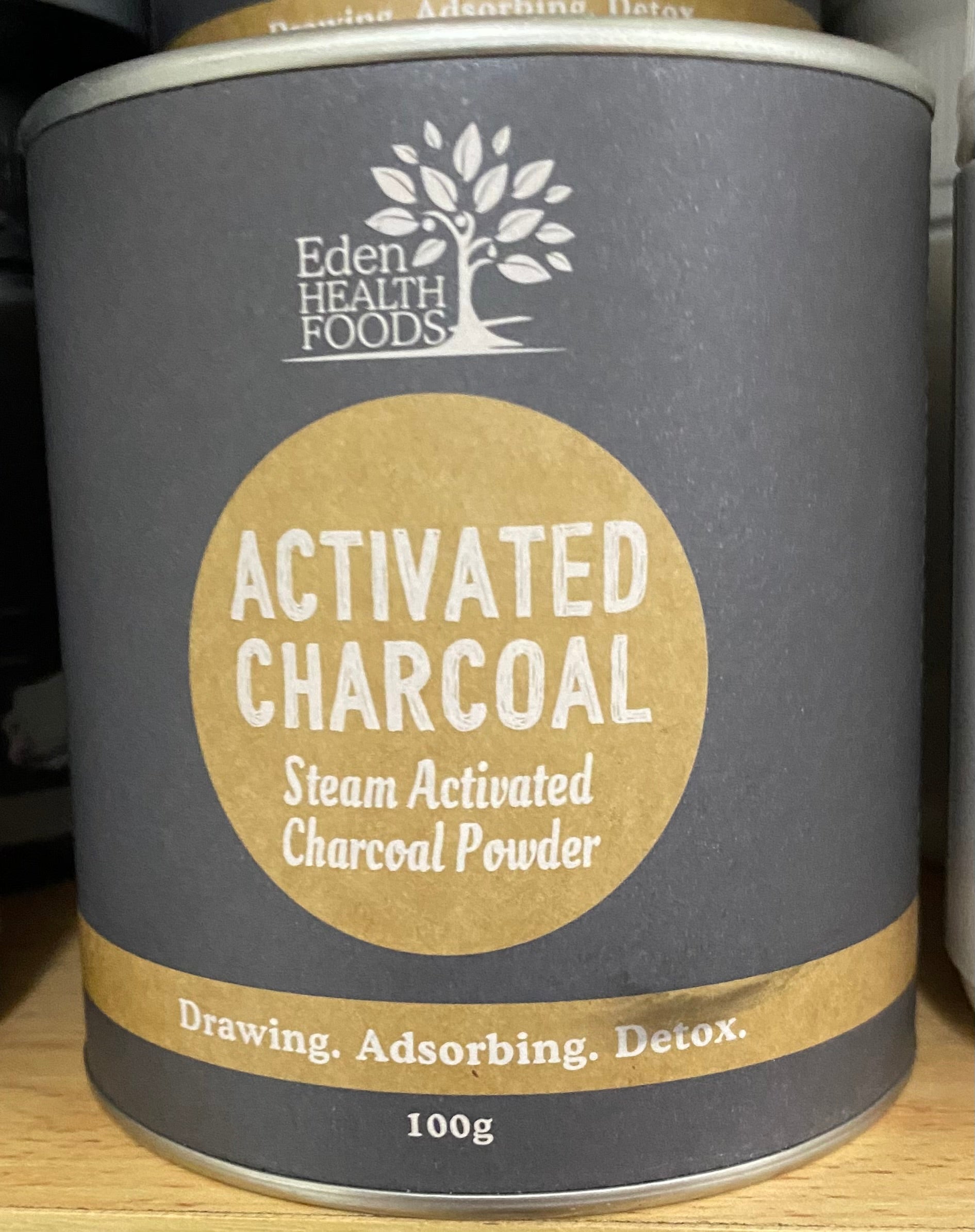 Activated Charcoal Powder 100g Eden Health Foods