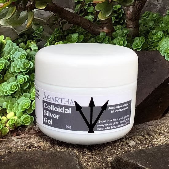 ** NEW ** Agartha Colloidal Silver Gel 50ml