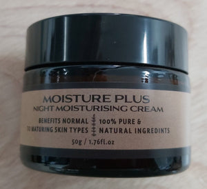 Earth's Treasurers Moisture Plus Night Moisturising Cream 50g