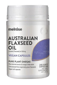 Melrose Australian Flaxseed Oil 240 Caps - Vegan