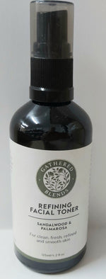 Load image into Gallery viewer, **ON SALE** WAS $35  Gathered Blends Refining Facial Toner Sandalwood &amp; Palmarosa 125ml
