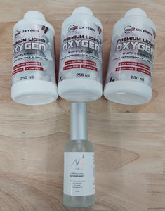 **SPECIAL** BUY 3 x GO2 OXYGEN LIQUID SUPPLEMENTS AND GET 1 FREE MIOKSI REVITALISING OXYGEN SPRAY