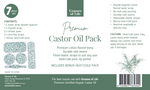 Load image into Gallery viewer, Grasses Of Life 7 Piece Castor Oil Pack with Premium Flannel Cotton (includes Heat/Cold Pack)
