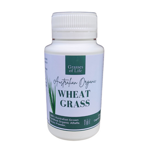 Grasses Of Life Australian Organic Wheat Grass 100 Caps