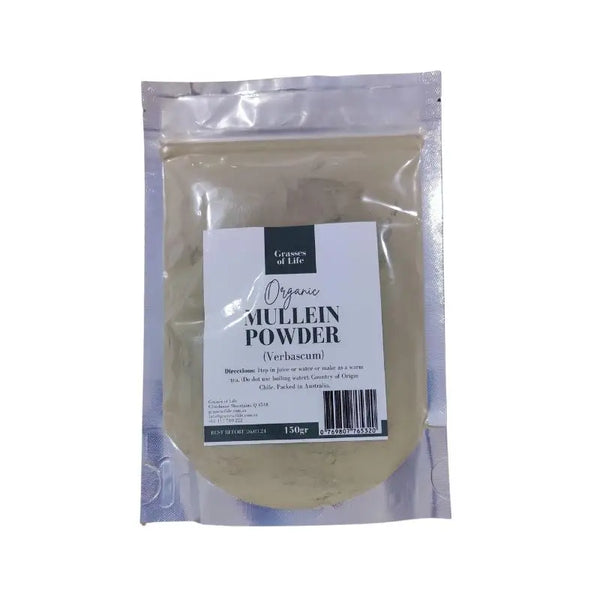 Grasses Of Life Organic Mullein Powder (Verbascum) 150g – Misty ...