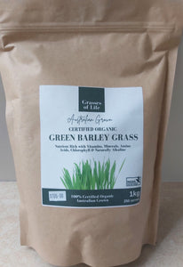 Grasses Of Life Certified Organic Green Barley Grass 1kg
