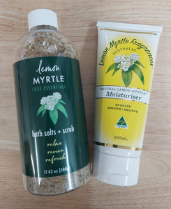 BUNDLE: Lemon Myrtle Fragrances Bath & Moisturiser Pack