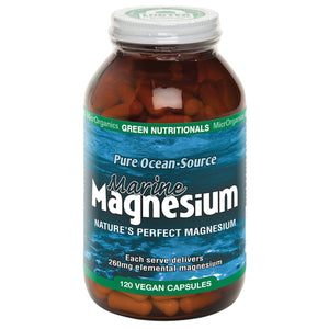 Green Nutritionals Pure Ocean-Source Marine Magnesium 120 Capules