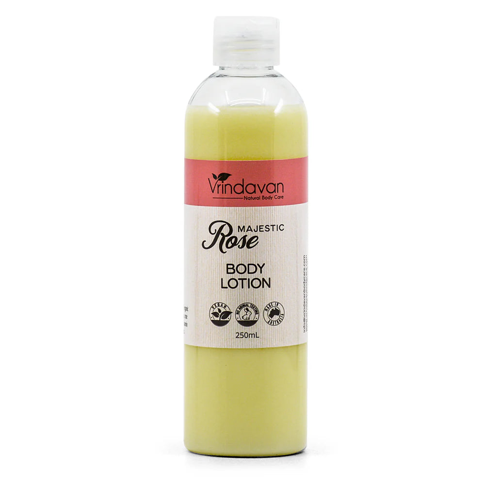 Vrindavan Body Lotion Majestic Rose – Elegantly Hydrating and Nourishing 250ml