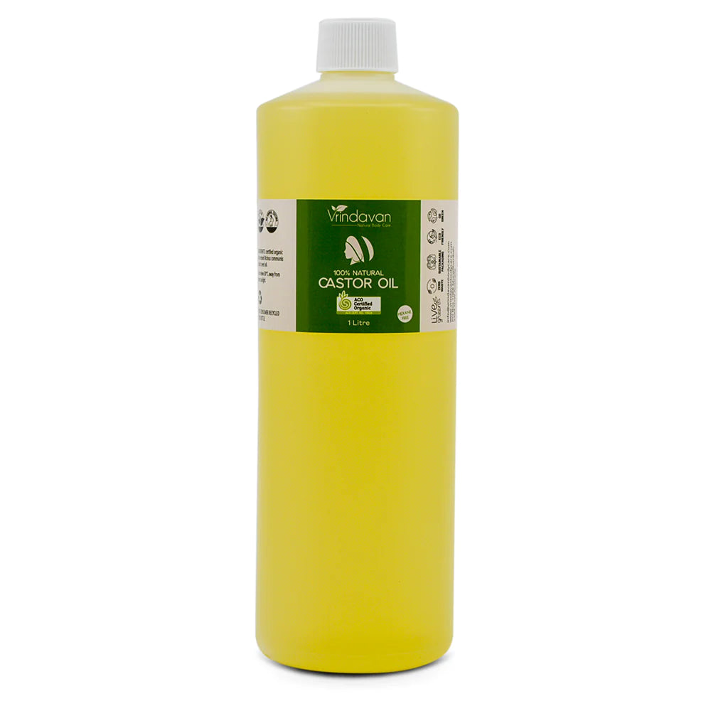 Vrindavan 100% Natural Castor Oil 1 Litre