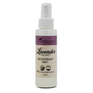 Vrindavan Lavender Delight Deodorant Mist – Natural and Refreshing, 100mL