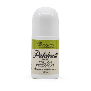 Vrindavan Roll-on Deodorant Patchouli Bliss – Natural and Effective 60ml