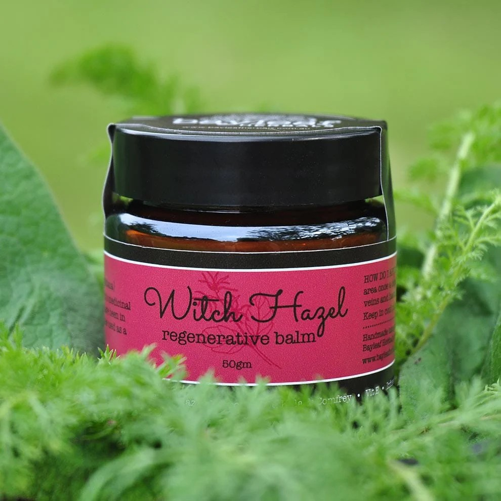 ** NEW ** bayleaf Herbals Witch Hazel Regenerative Balm 50g