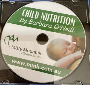 DVD: Child Nutrition Single disc (no case)