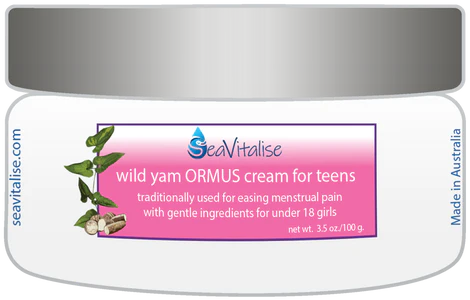 Sea Vitalise Wild Yam Cream for Teens with Ormus Minerals 100g