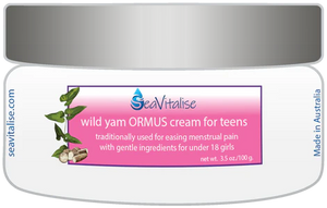 Sea Vitalise Wild Yam Cream for Teens with Ormus Minerals 100g