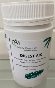Digest Aid Hydrochloric Acid with Betaine 90 capsules