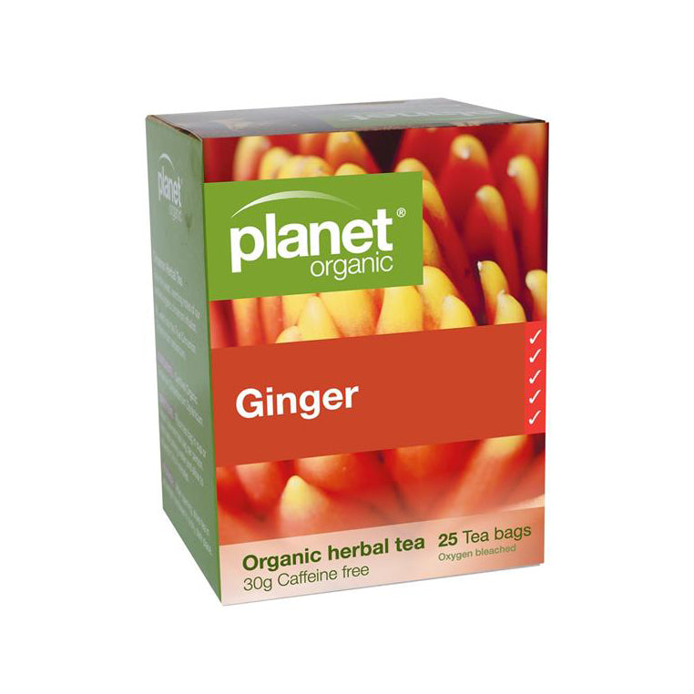 Planet Organic Ginger Tea Bags 25 Bags
